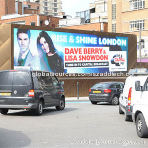 P10mm Outdoor Full Color LED Display Screen with 160 x 160mm Module Size